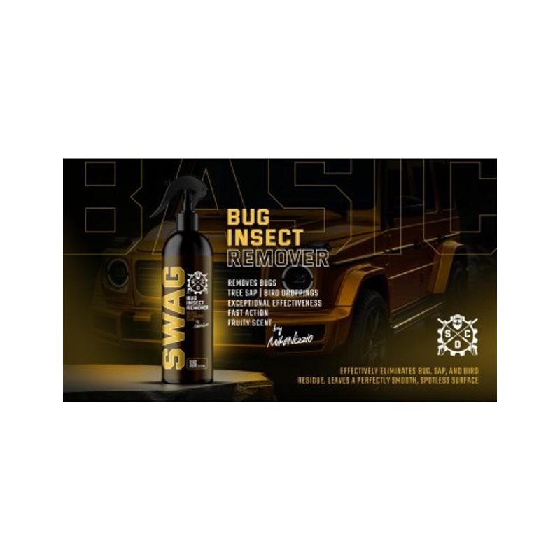 Auto si Moto - Intretinere auto - Produse curatare auto - Solutie Curatat Insectele SWAG Insect Bug Remover Gel+ 500ml - Infinity.ro