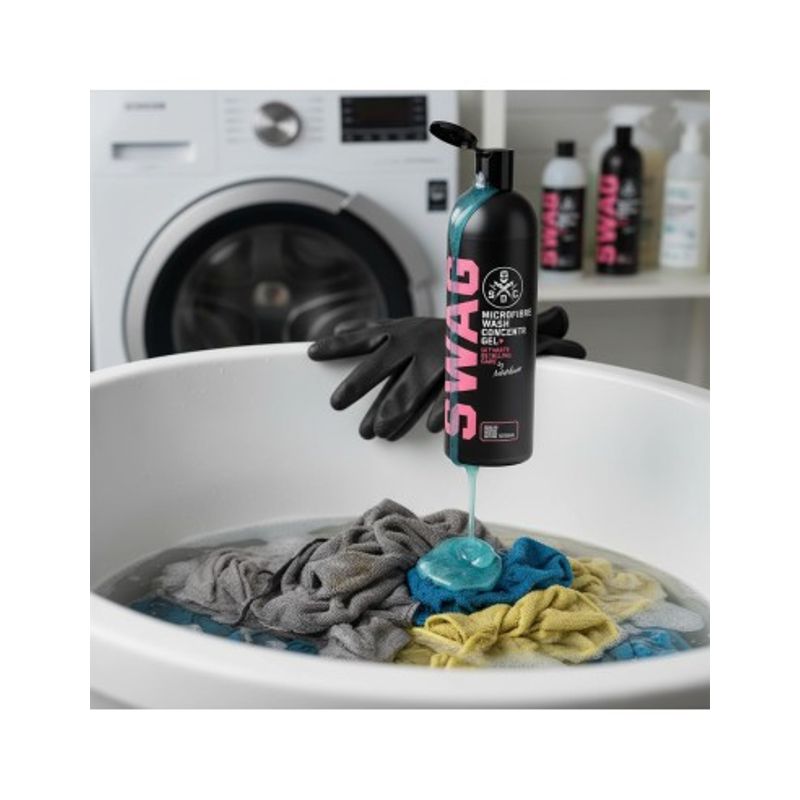 Auto si Moto - Intretinere auto - Detergenti auto - Detergent Spalat Lavete din Microfibre SWAG Microfibre Wash Concentrate Gel+ 500ml - Infinity.ro