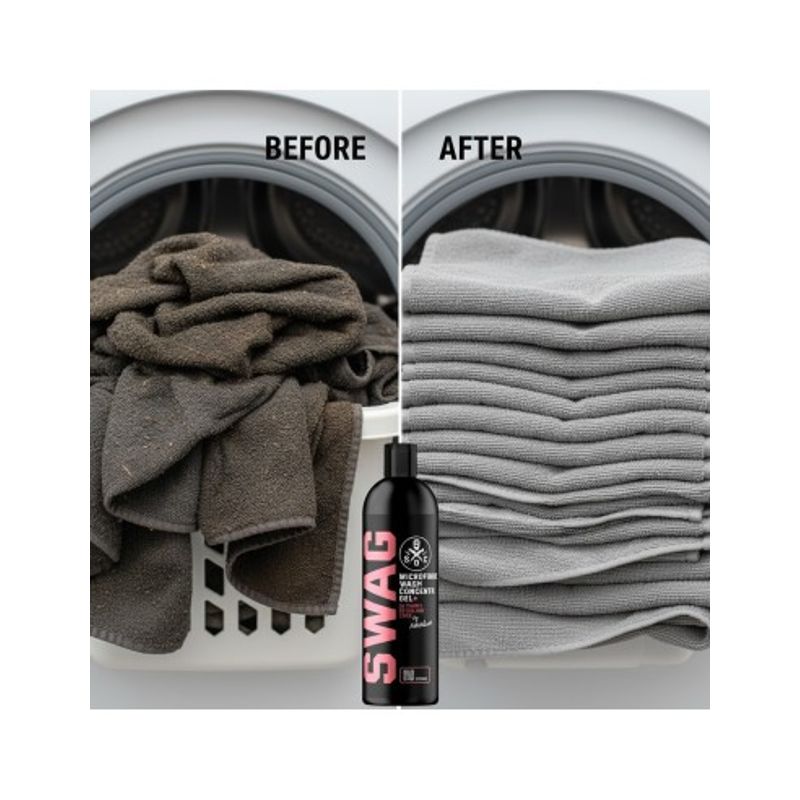 Auto si Moto - Intretinere auto - Detergenti auto - Detergent Spalat Lavete din Microfibre SWAG Microfibre Wash Concentrate Gel+ 500ml - Infinity.ro