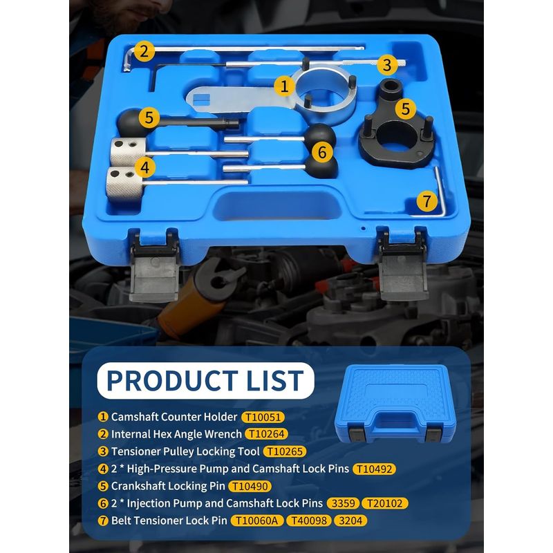 Casa si Gradina - Constructii - Scule de mana si unelte - Chei si truse chei - Set cale distributie VW Audi Skoda Seat - VAG EA288- diesel - Infinity.ro