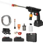 Casa si Gradina - Constructii - Scule electrice si accesorii - Aparate de spalat cu presiune - Aparat de spalat de inalta 22 bari, furtun de 5 m, 2 baterii reincarcabile de 6000 mAh - Infinity.ro