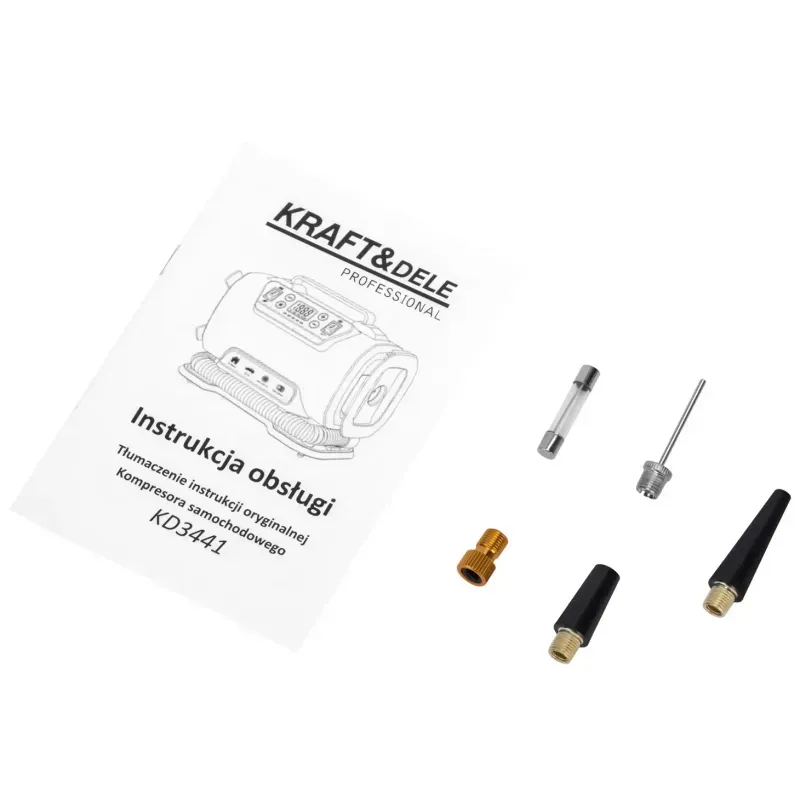Casa si Gradina - Electrice - Echipamente electrice - Compresoare - Compresor auto Kraft&Dele KD3441, 12V/230V, 150 PSI, lanterna LED, 140W - Infinity.ro