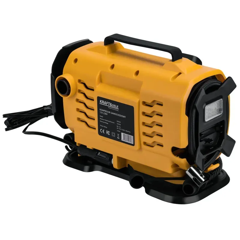 Casa si Gradina - Electrice - Echipamente electrice - Compresoare - Compresor auto Kraft&Dele KD3441, 12V/230V, 150 PSI, lanterna LED, 140W - Infinity.ro