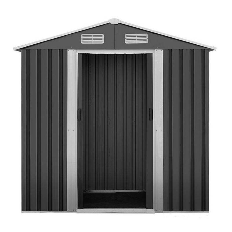Casa si Gradina - Mobilier - Organizare si depozitare - Cutii depozitare - Casuta de gradina, Bass Polska, gri, 2 x 2,6 x 1,9 m, BH 28564 - Infinity.ro