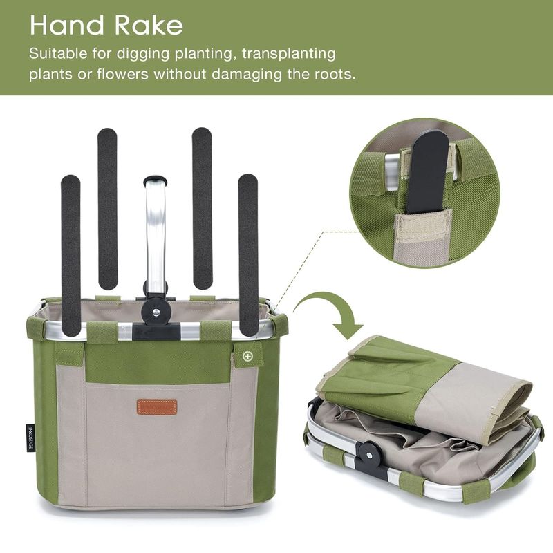 Casa si Gradina - Gradinarit si plante - Unelte gradinarit - Lopeti si unelte de sapat - Set de scule de gradina HappyPicnic cu 11 unelte - Infinity.ro