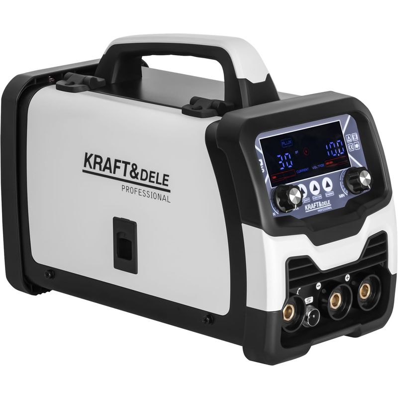 Casa si Gradina - Constructii - Scule electrice si accesorii - Aparate de sudura - Aparat sudura MIG Flux MMA TIG KRAFT&DELE IGBT 200A LCD KD815 - Infinity.ro