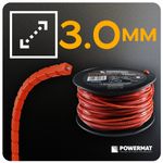 Casa si Gradina - Gradinarit si plante - Utilaje gradina - Consumabile si accesorii utilaje de gradina - Fir taiat motocoasa Powermat 3.0mm 100m Patrat Intarit PM-ZTN-3.0-100M - Infinity.ro