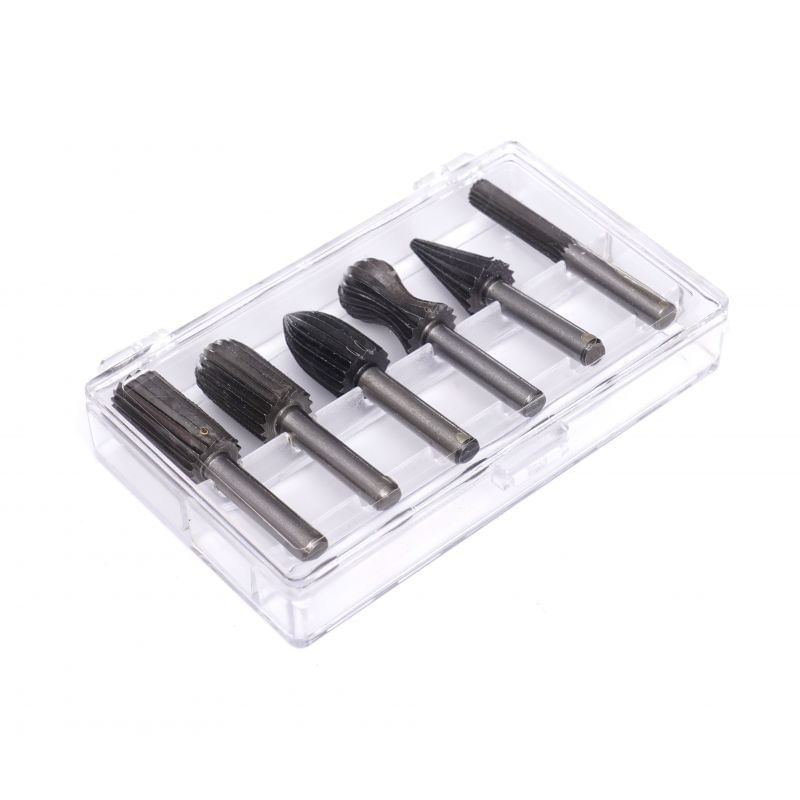 Casa si Gradina - Constructii - Scule electrice si accesorii - Accesorii pentru frezare - Freze pentru metal, 6 buc, KD11215, Kraft&Dele - Infinity.ro