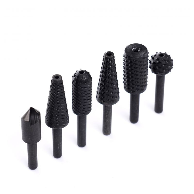 Casa si Gradina - Constructii - Scule electrice si accesorii - Accesorii pentru frezare - Freze pentru metal si lemn, 6 buc, KD11214, Kraft&Dele - Infinity.ro