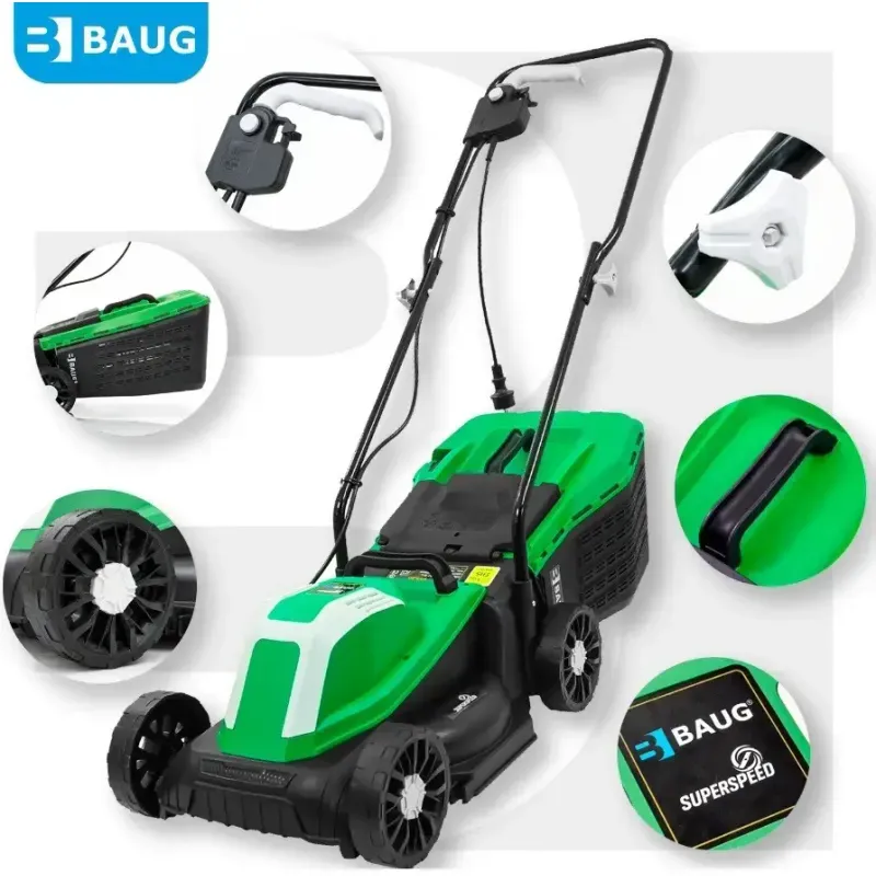 Casa si Gradina - Gradinarit si plante - Utilaje gradina - Masini de tuns iarba - Masina de tuns iarba electrica, Baug, 1300W, 32 cm, B5620 - Infinity.ro