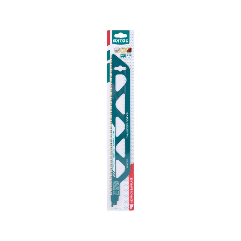Casa si Gradina - Constructii - Scule electrice si accesorii - Accesorii fierastraie electrice - Panza fierastrau beton, EXTOL INDUSTRIAL, 8706300, 305x50x2,5mm, 2TPI - Infinity.ro