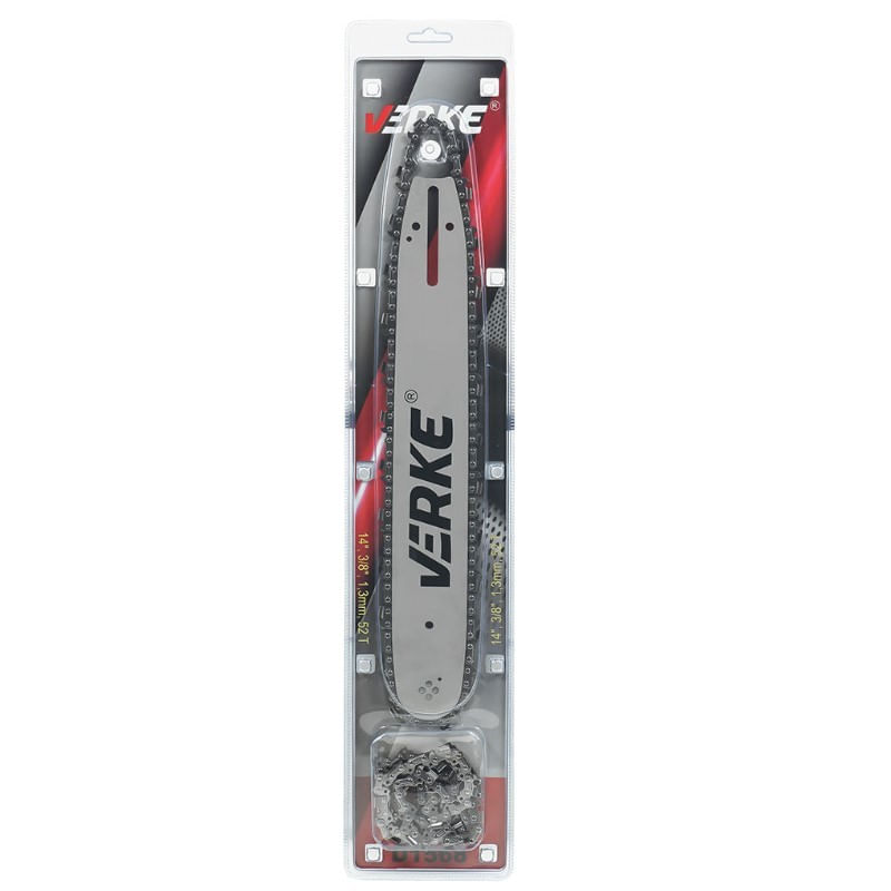 Casa si Gradina - Constructii - Scule electrice si accesorii - Accesorii fierastraie electrice - Set lama ghidaj, Verke, 14", 3/8", 1.3mm, V90443 - Infinity.ro