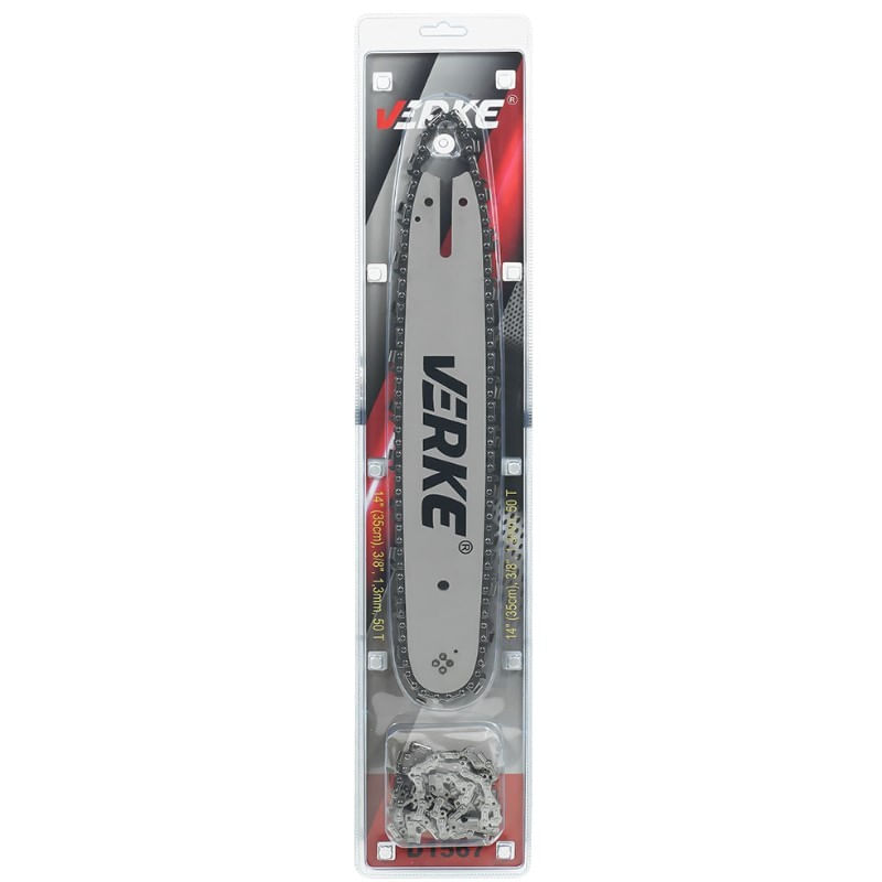 Casa si Gradina - Constructii - Scule electrice si accesorii - Accesorii fierastraie electrice - Set lama ghidaj, Verke, 14" (35cm), 3/8", 1,3mm, D1567 - Infinity.ro
