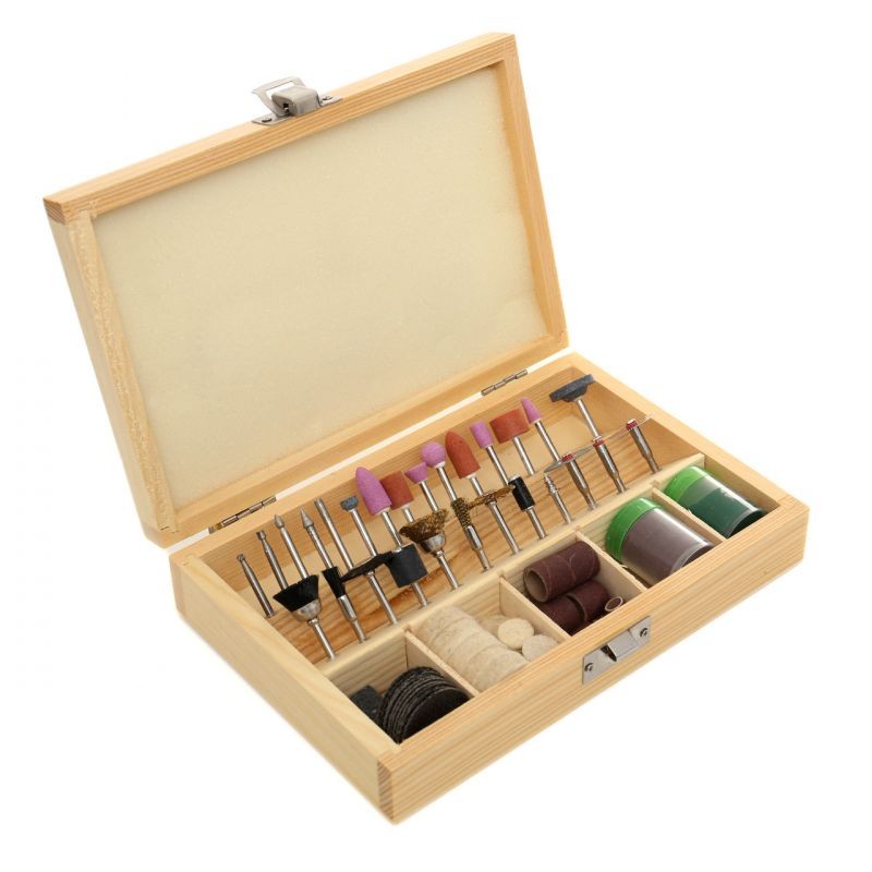 Casa si Gradina - Constructii - Scule electrice si accesorii - Accesorii pentru frezare - Set freze mini polizor, 100 buc, KD10265, Kraft&Dele - Infinity.ro