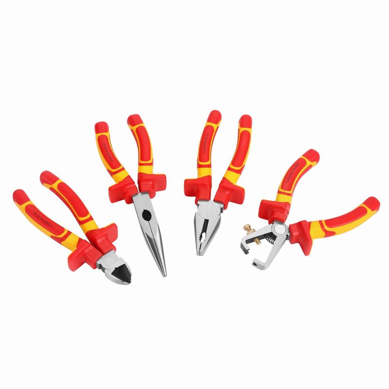 Casa si Gradina - Constructii - Scule de mana si unelte - Surubelnite - Set surubelnite Izolate pentru Electrician KD5970 Kraft&Dele – 11 Piese, VDE 1000V, Clesti si Tester Tensiune - Infinity.ro