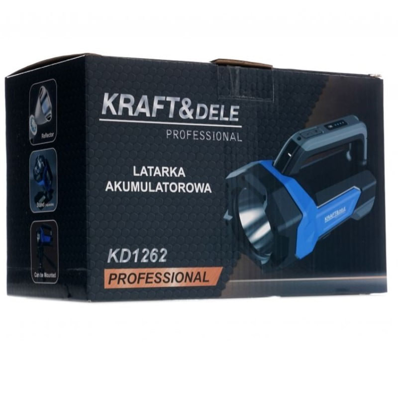 Casa si Gradina - Corpuri si surse de iluminat - Iluminat comercial si industrial - Corpuri iluminat comercial - Lanterna reincarcabila, 8000 mAh, KD1262, Kraft&Dele - Infinity.ro
