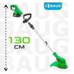 Casa si Gradina - Gradinarit si plante - Utilaje gradina - Coase electrice si motocoase - Trimmer pentru iarba cu baterii, Baug, 2 x 3.0 Ah, B4353 - Infinity.ro