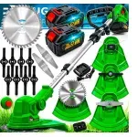 Casa si Gradina - Gradinarit si plante - Utilaje gradina - Coase electrice si motocoase - Trimmer pentru iarba cu baterii, Baug, 2 x 3.0 Ah, B4353 - Infinity.ro