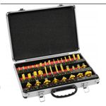 Casa si Gradina - Constructii - Scule electrice si accesorii - Accesorii pentru frezare - Set 35 de freze pentru lemn, Notig Tools, N4600 - Infinity.ro