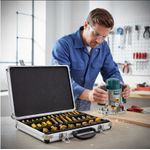 Casa si Gradina - Constructii - Scule electrice si accesorii - Accesorii pentru frezare - Set 35 de freze pentru lemn, Notig Tools, N4600 - Infinity.ro