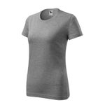 Fashion, accesorii si bijuterii - Femei - Imbracaminte femei - Tricouri si topuri femei - Tricou dama Malfini Classic New 133, bumbac, maneca scurta S Gri - Infinity.ro