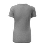 Fashion, accesorii si bijuterii - Femei - Imbracaminte femei - Tricouri si topuri femei - Tricou dama Malfini Classic New 133, bumbac, maneca scurta S Gri - Infinity.ro