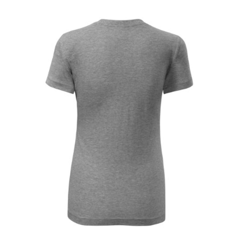 Fashion, accesorii si bijuterii - Femei - Imbracaminte femei - Tricouri si topuri femei - Tricou dama Malfini Classic New 133, bumbac, maneca scurta S Gri - Infinity.ro