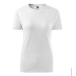 Fashion, accesorii si bijuterii - Femei - Imbracaminte femei - Tricouri si topuri femei - Tricou dama Malfini Classic New 133, bumbac, maneca scurta XL Alb - Infinity.ro