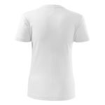 Fashion, accesorii si bijuterii - Femei - Imbracaminte femei - Tricouri si topuri femei - Tricou dama Malfini Classic New 133, bumbac, maneca scurta XL Alb - Infinity.ro