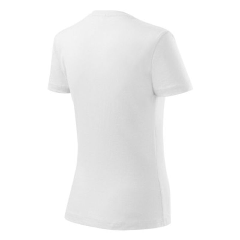 Fashion, accesorii si bijuterii - Femei - Imbracaminte femei - Tricouri si topuri femei - Tricou dama Malfini Classic New 133, bumbac, maneca scurta XL Alb - Infinity.ro