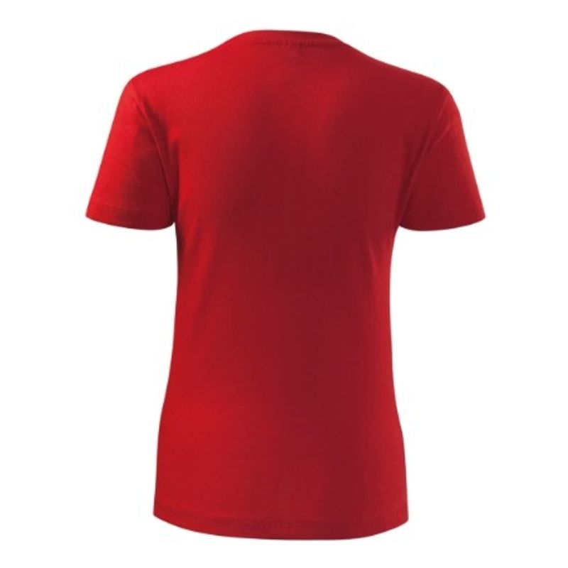 Fashion, accesorii si bijuterii - Femei - Imbracaminte femei - Tricouri si topuri femei - Tricou dama Malfini Classic New 133, bumbac, maneca scurta S roşu - Infinity.ro