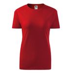 Fashion, accesorii si bijuterii - Femei - Imbracaminte femei - Tricouri si topuri femei - Tricou dama Malfini Classic New 133, bumbac, maneca scurta S roşu - Infinity.ro