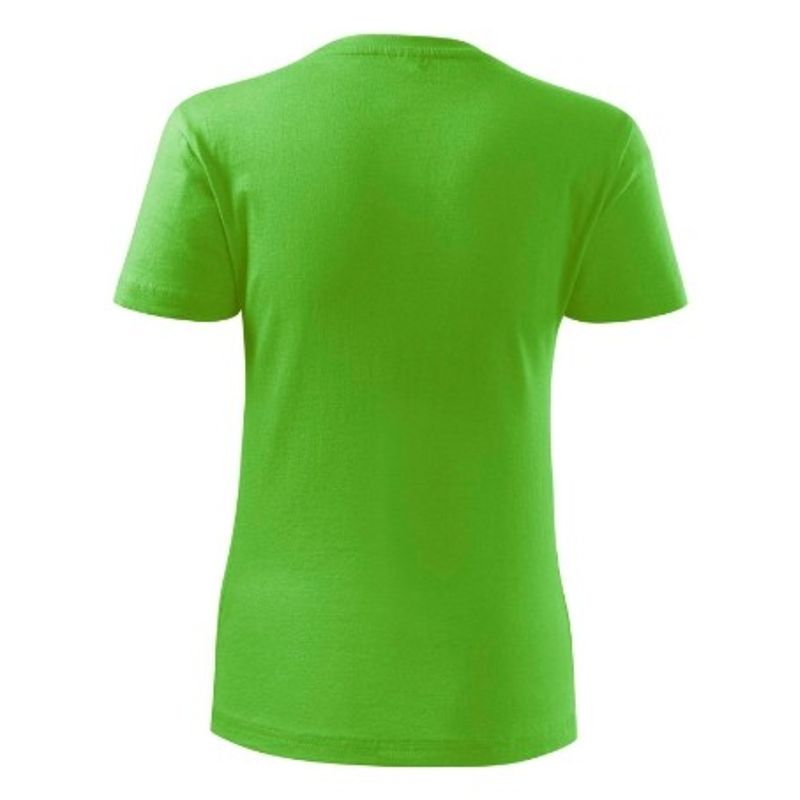 Fashion, accesorii si bijuterii - Femei - Imbracaminte femei - Tricouri si topuri femei - Tricou dama Malfini Classic New 133, bumbac, maneca scurta S Verde mar - Infinity.ro