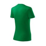 Fashion, accesorii si bijuterii - Femei - Imbracaminte femei - Tricouri si topuri femei - Tricou dama Malfini Classic New 133, bumbac, maneca scurta XS Verde mediu - Infinity.ro