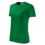 Fashion, accesorii si bijuterii - Femei - Imbracaminte femei - Tricouri si topuri femei - Tricou dama Malfini Classic New 133, bumbac, maneca scurta Verde mediu 2XL - Infinity.ro