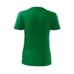 Fashion, accesorii si bijuterii - Femei - Imbracaminte femei - Tricouri si topuri femei - Tricou dama Malfini Classic New 133, bumbac, maneca scurta Verde mediu 2XL - Infinity.ro