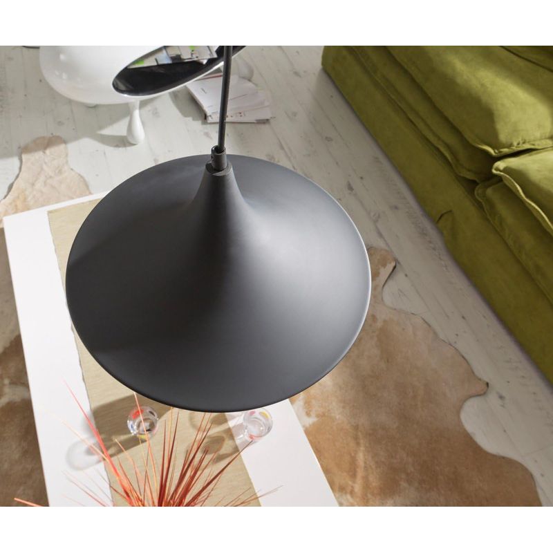 Casa si Gradina - Corpuri si surse de iluminat - Lustre si pendule - Pendul retro, din fier, E27, Stil vintage, materiale premium, Negru/auriu, Metal, dimensiuni 20x36cm, cablu 100cm - Infinity.ro