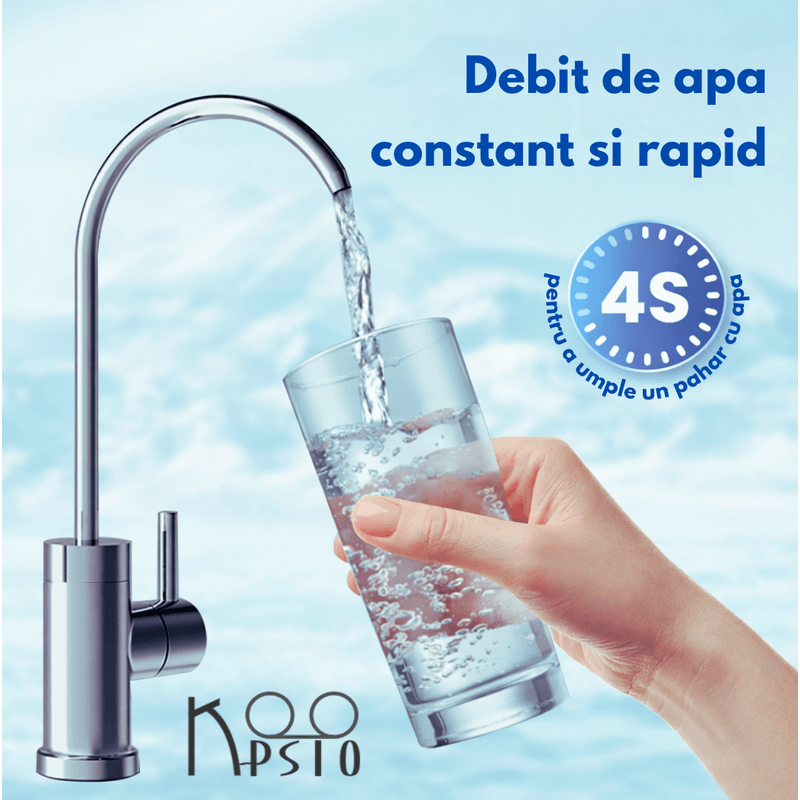 Casa si Gradina - Sanitare - Instalatii hidro - Sisteme filtrare instalatii - Filtru de apa Koopsio Q1, Sistem de filtrare sub chiuveta, carbon activ - Infinity.ro
