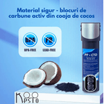 Casa si Gradina - Sanitare - Instalatii hidro - Sisteme filtrare instalatii - Filtru de apa Koopsio Q1, Sistem de filtrare sub chiuveta, carbon activ - Infinity.ro