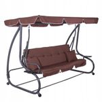 Casa si Gradina - Gradina si terasa - Balansoare si hamace - Balansoare - Balansoar leagan pat 4 persoane Sersimo Atena, GS4, greutate maxima 280kg - Infinity.ro