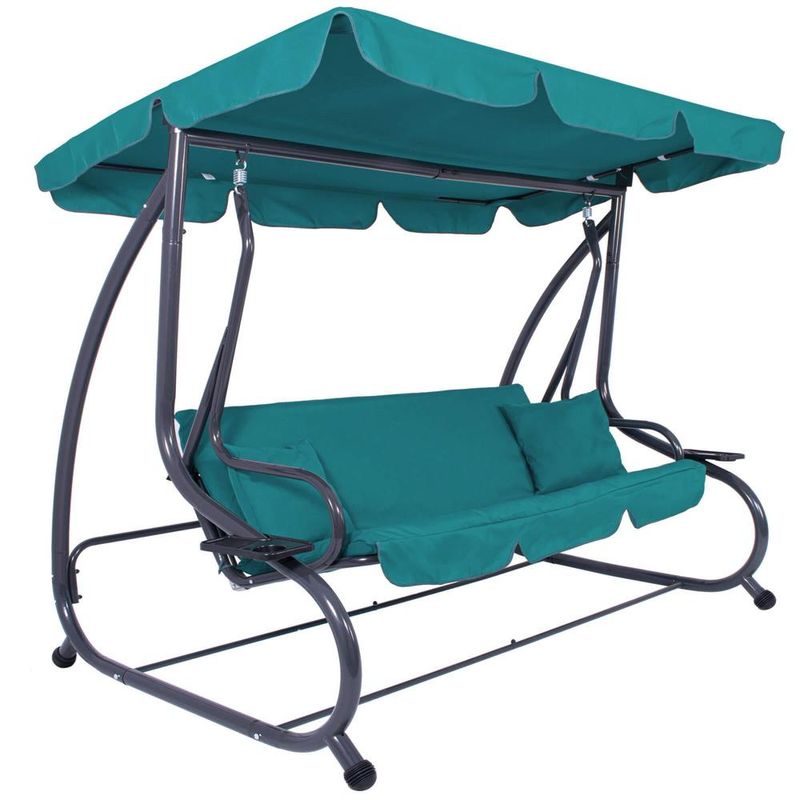 Casa si Gradina - Gradina si terasa - Balansoare si hamace - Balansoare - Balansoar leagan pat 3 persoane Sersimo Sardinia, 280kg - Infinity.ro
