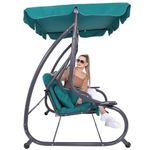Casa si Gradina - Gradina si terasa - Balansoare si hamace - Balansoare - Balansoar leagan pat 3 persoane Sersimo Sardinia, 280kg - Infinity.ro