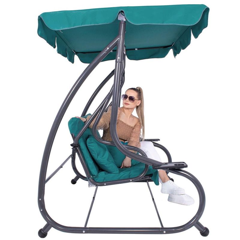 Casa si Gradina - Gradina si terasa - Balansoare si hamace - Balansoare - Balansoar leagan pat 3 persoane Sersimo Sardinia, 280kg - Infinity.ro