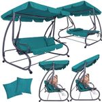 Casa si Gradina - Gradina si terasa - Balansoare si hamace - Balansoare - Balansoar leagan pat 3 persoane Sersimo Sardinia, 280kg - Infinity.ro
