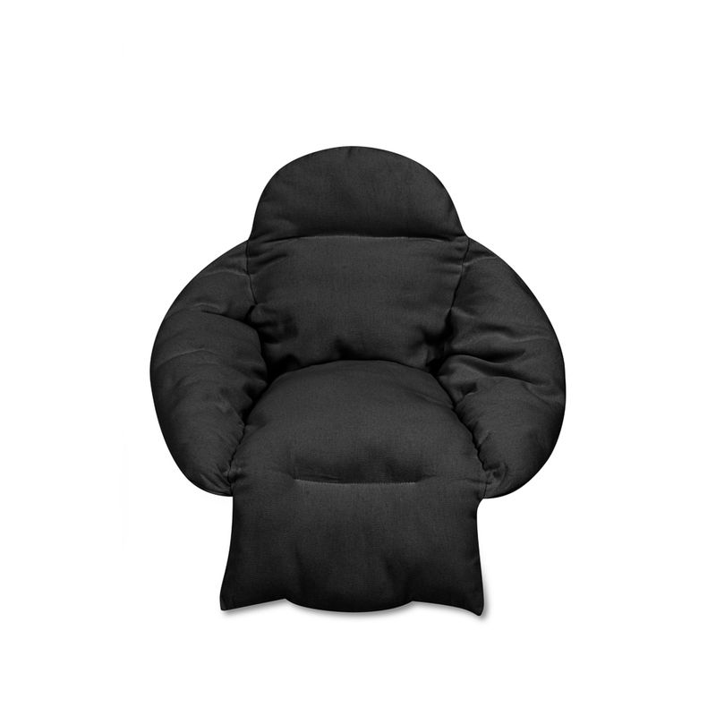 Casa si Gradina - Gradina si terasa - Balansoare si hamace - Balansoare - Perna pentru scaun rotund tip leagan suspendat, dimensiune XXL, negru - Infinity.ro