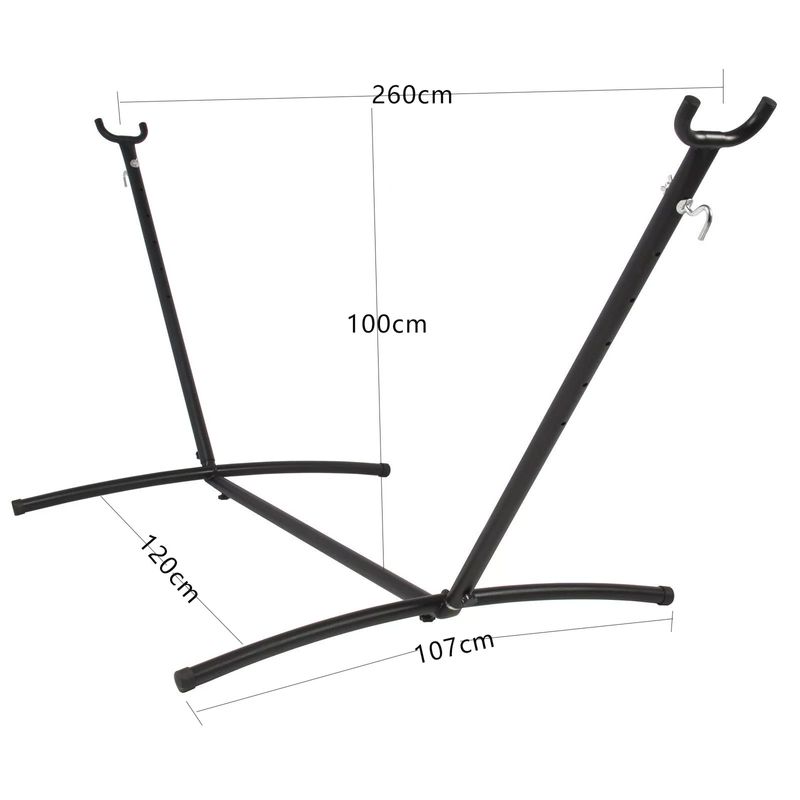 Casa si Gradina - Gradina si terasa - Balansoare si hamace - Balansoare - Suport metalic pentru hamac Sersimo, max 150 kg, cu geanta - Infinity.ro