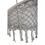 Casa si Gradina - Gradina si terasa - Balansoare si hamace - Balansoare - Scaun rotund tip leagan suspendat cu perna Confort Plus, casa sau gradina, gri - Infinity.ro