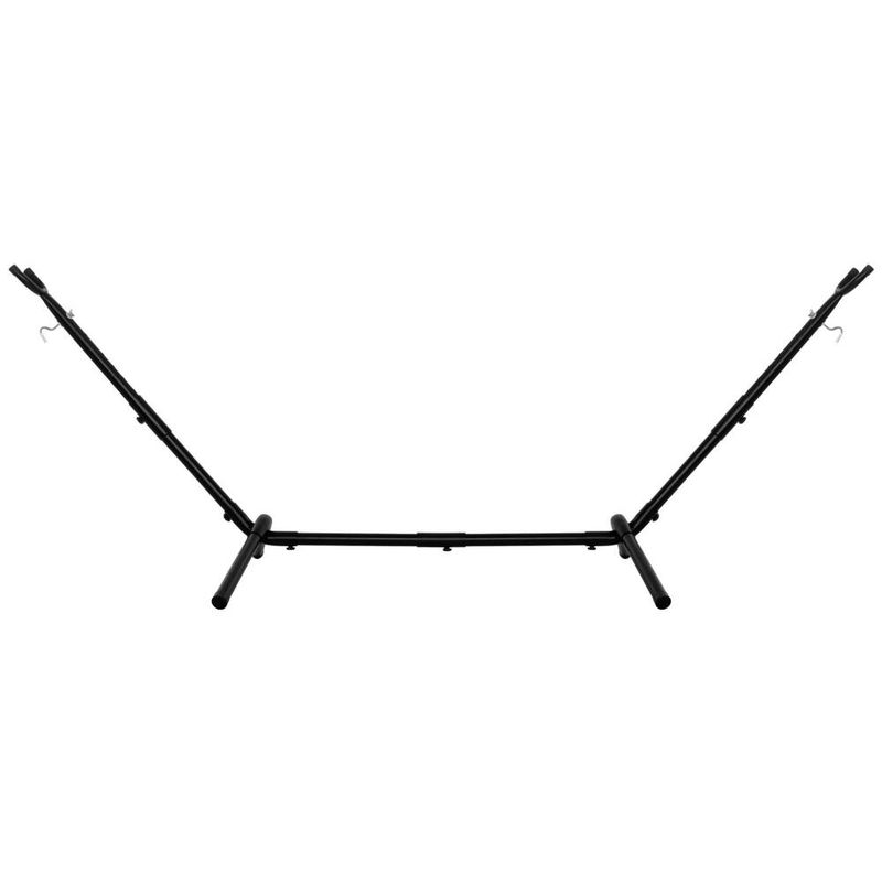 Casa si Gradina - Gradina si terasa - Balansoare si hamace - Balansoare - Suport hamac din metal cu husa transport, reglabil pe inaltime si lungime, 270x99x95 cm, negru - Infinity.ro