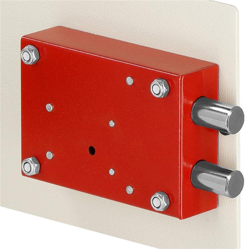 Casa si Gradina - Constructii - Depozitare, transport si protectie - Seifuri si casete de valori - Seif standard cu cheie otel 2 chei incluse dibluri montare, 200x310x200 mm, rezistent, bej - Infinity.ro