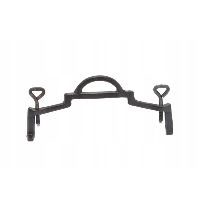 Casa si Gradina - Gradina si terasa - Gratare si accesorii - Gratare de gradina - Ceaun vanatoresc din fonta, cu capac si picioare pentru gatit in aer liber, 8 litri, 32x47 cm, negru - Infinity.ro